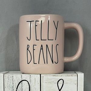 Rae Dunn pink jelly beans mug